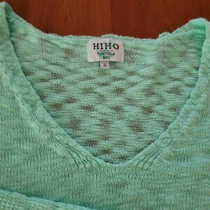 Hi Ho The Kelsey Open Weave V Neck Sweater